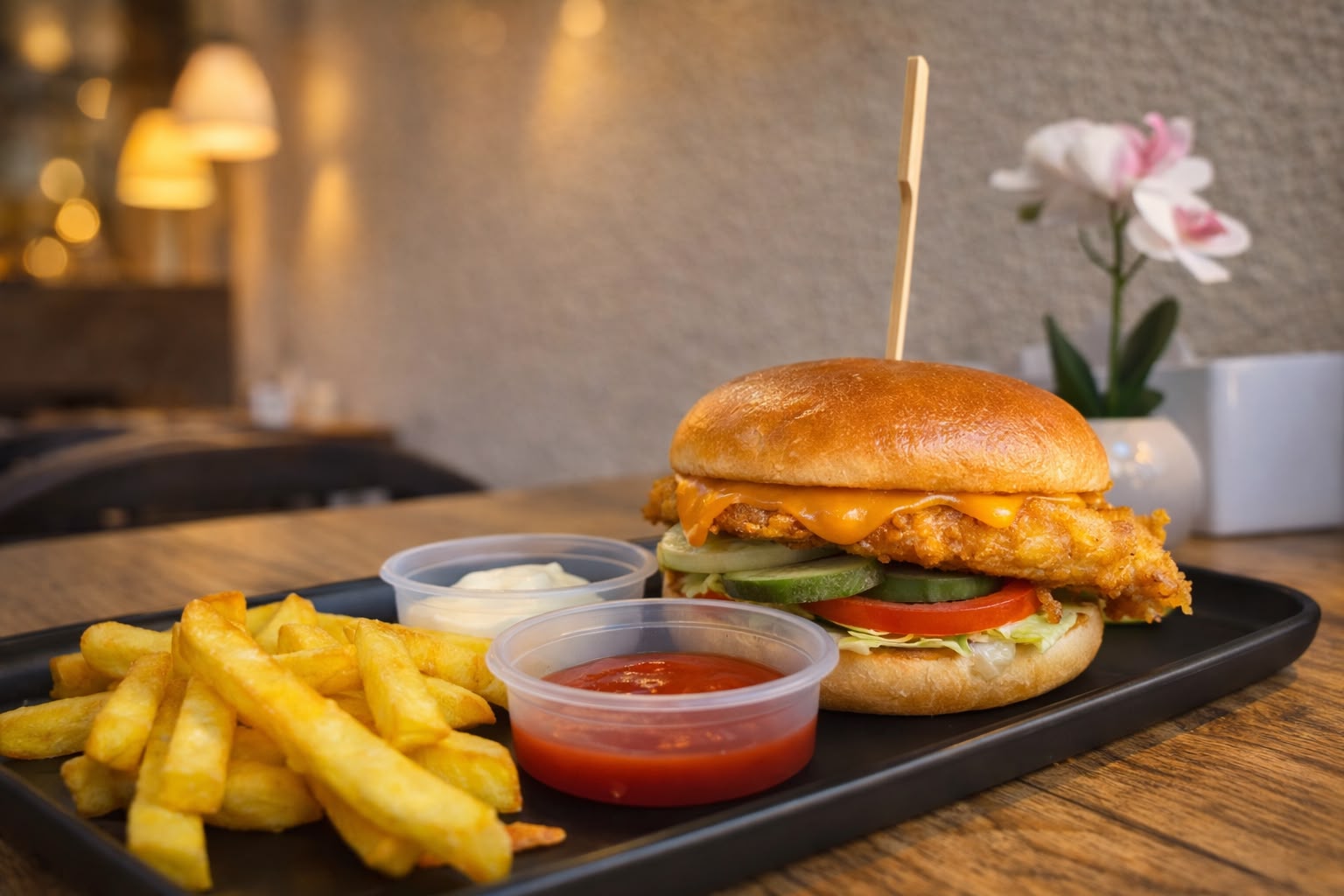 Hähnchen Burger